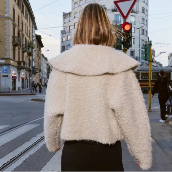 Zara Jacket Cardigan Ecru 9598/179 - Picture 3 of 6